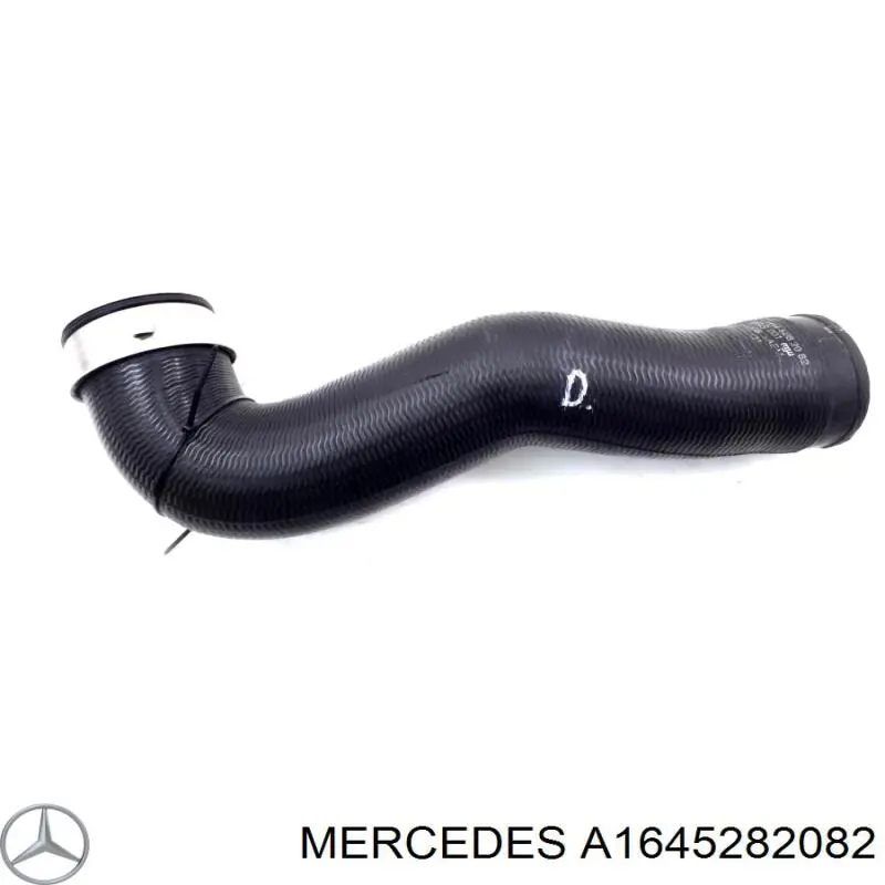 A1645282082 Mercedes шланг (патрубок интеркуллера правый)