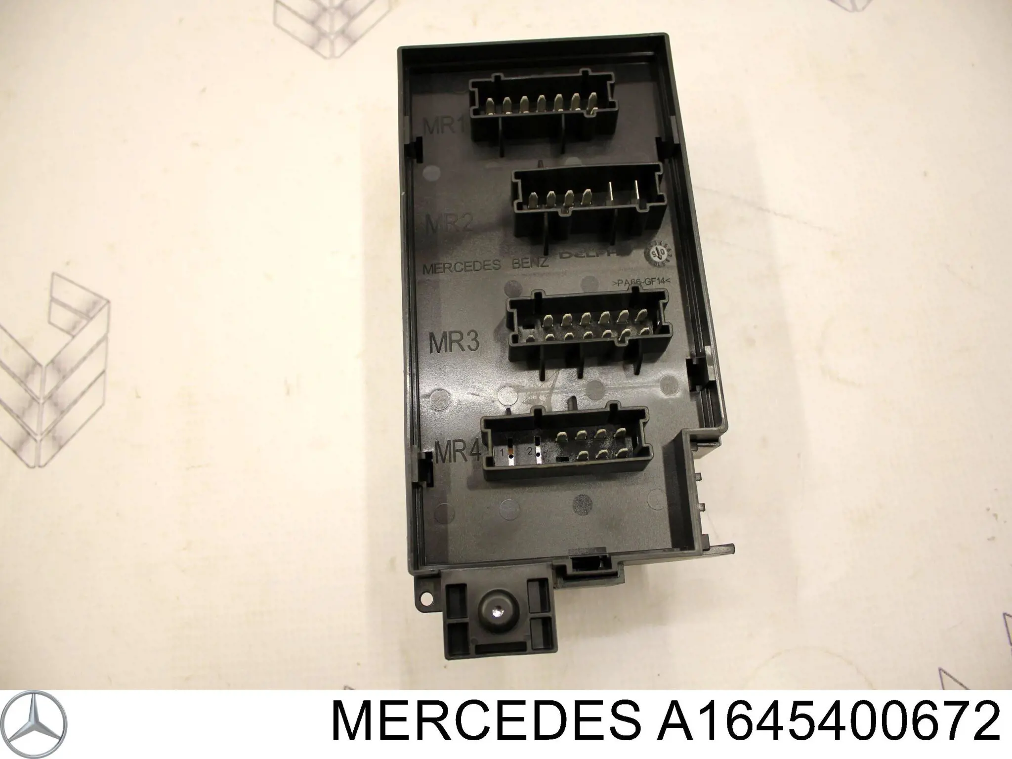 A1645400672 Mercedes unidade de dispositivos de segurança