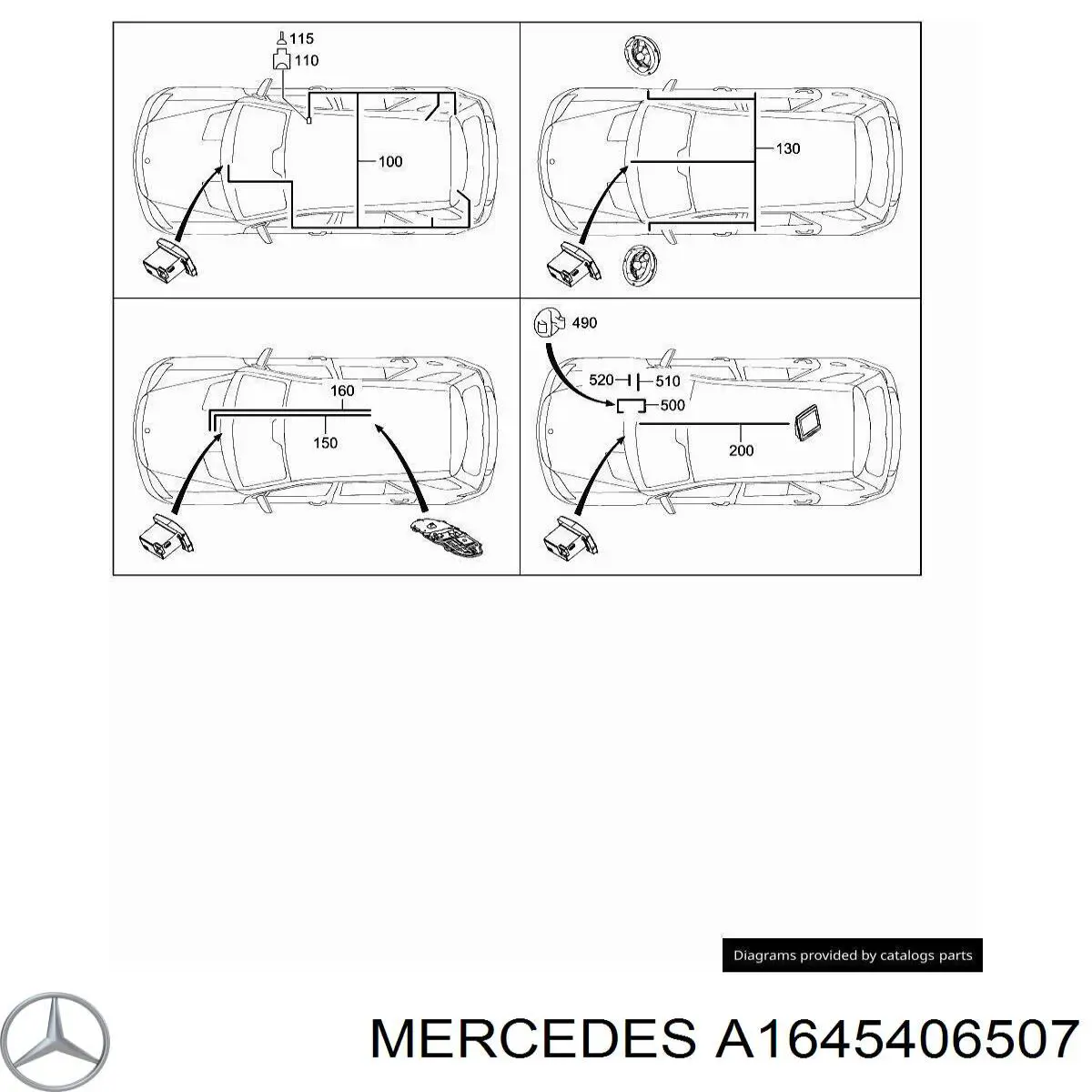  Mercedes A1645406507 цена, от 25.34 USD