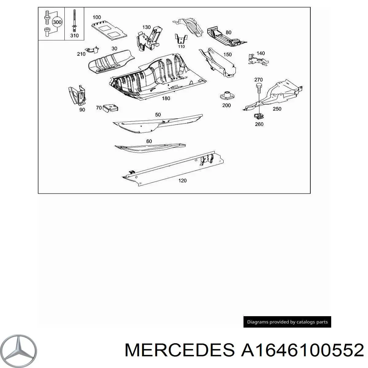 A1646100552 Mercedes 