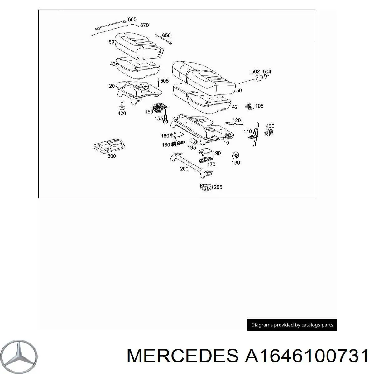 A1646100731 Mercedes 