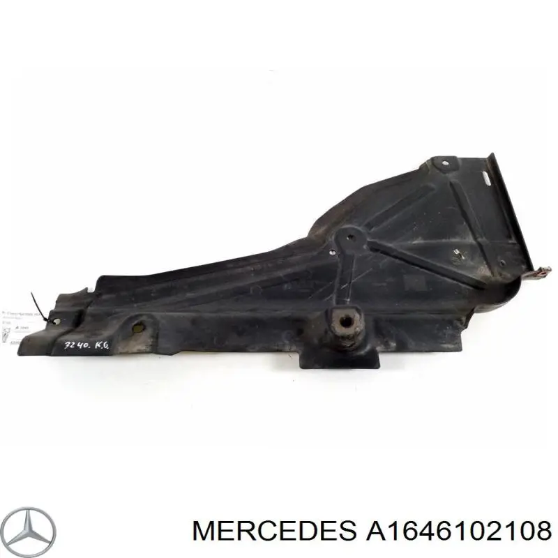 1646102108 Mercedes Защита днища левая