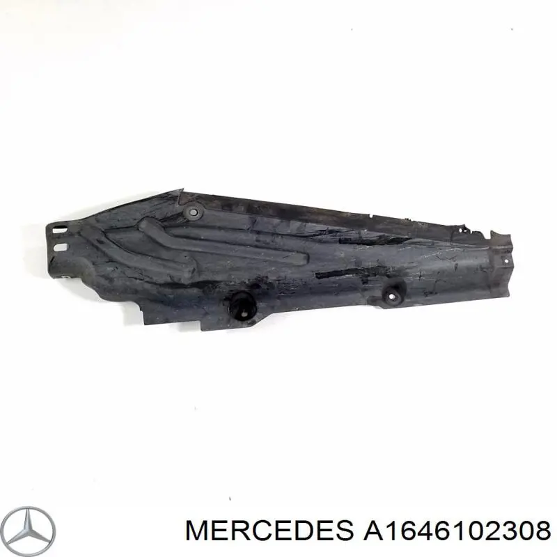 A1646102308 Mercedes Защита днища левая