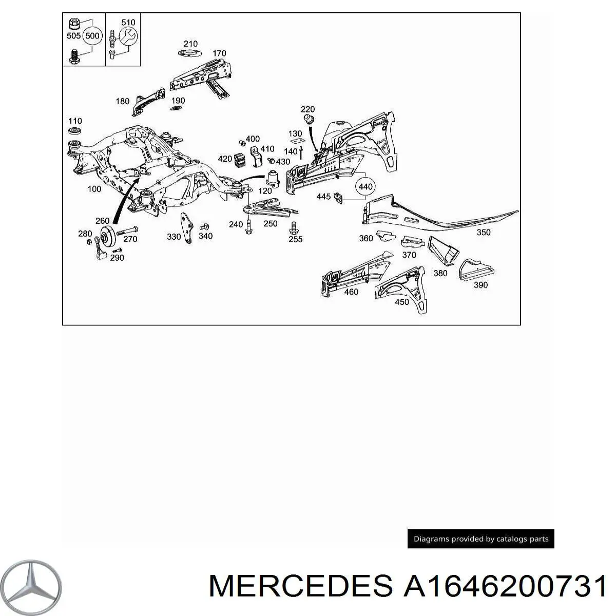  Mercedes A1646200731 цена, от 19.01 USD