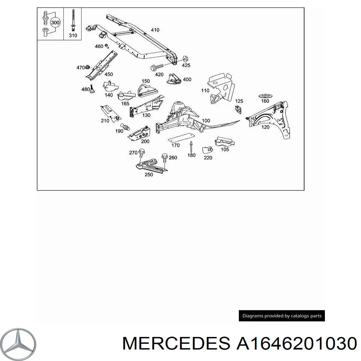 A1646201030 Mercedes 