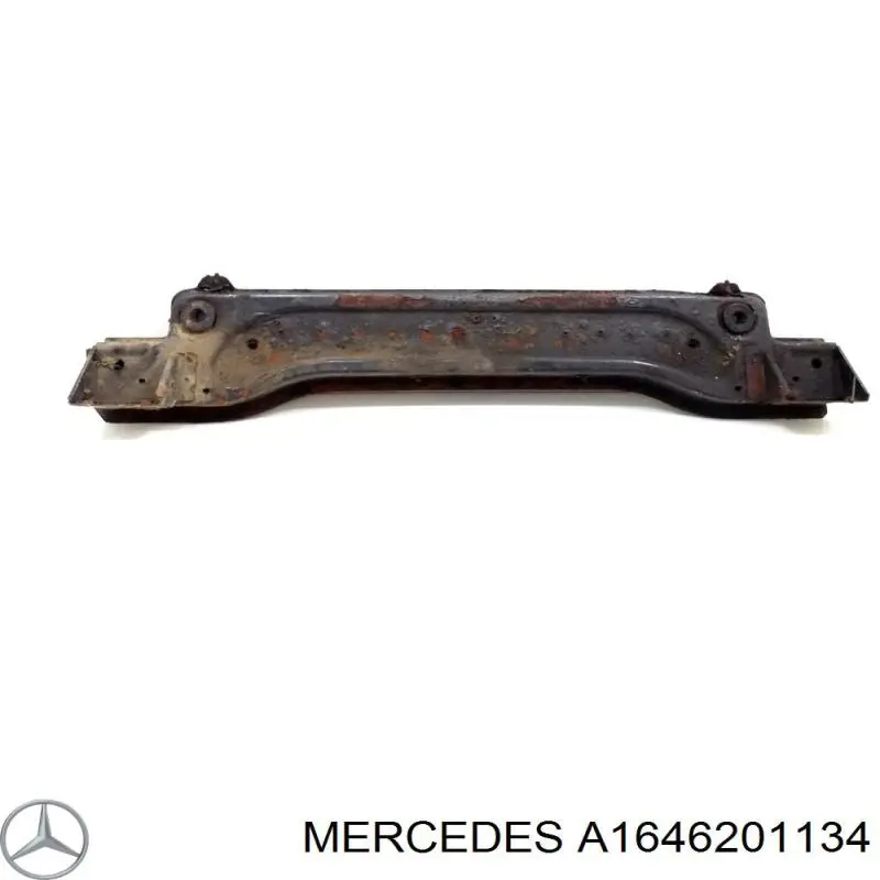 A1646201134 Mercedes суппорт радиатора нижний (монтажная панель крепления фар)