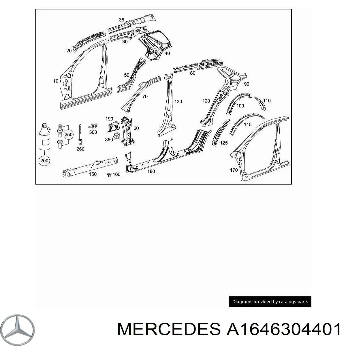 A1646304401 Mercedes 