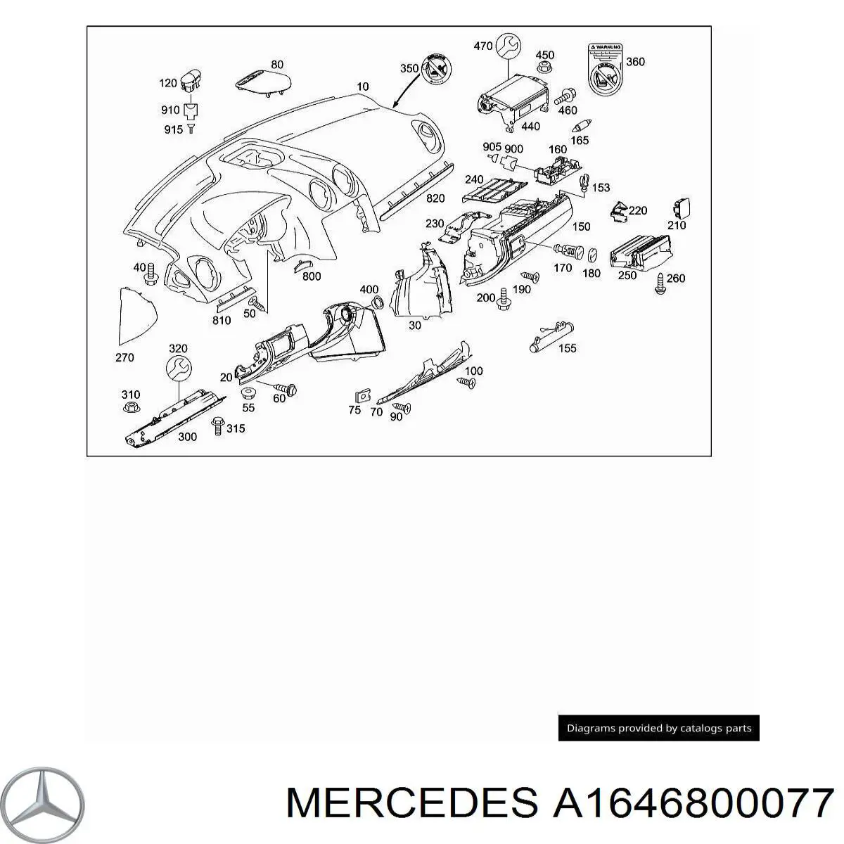 A1646800077 Mercedes 