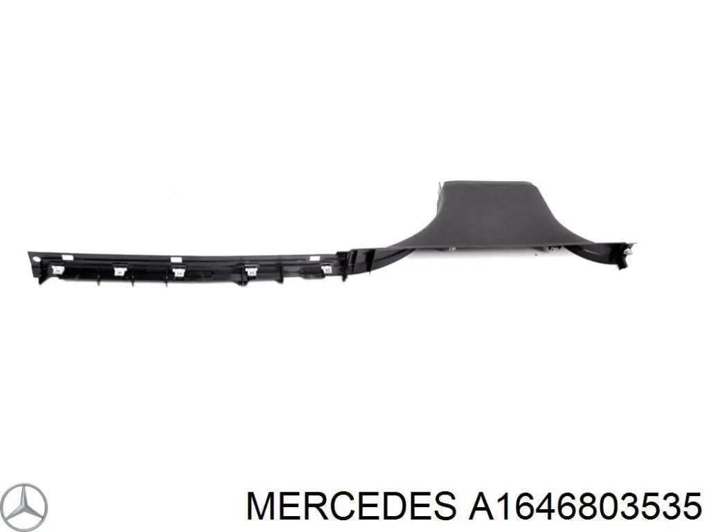 Обшивка стойки кузова внутренняя средняя нижняя левая A1646803535 Mercedes