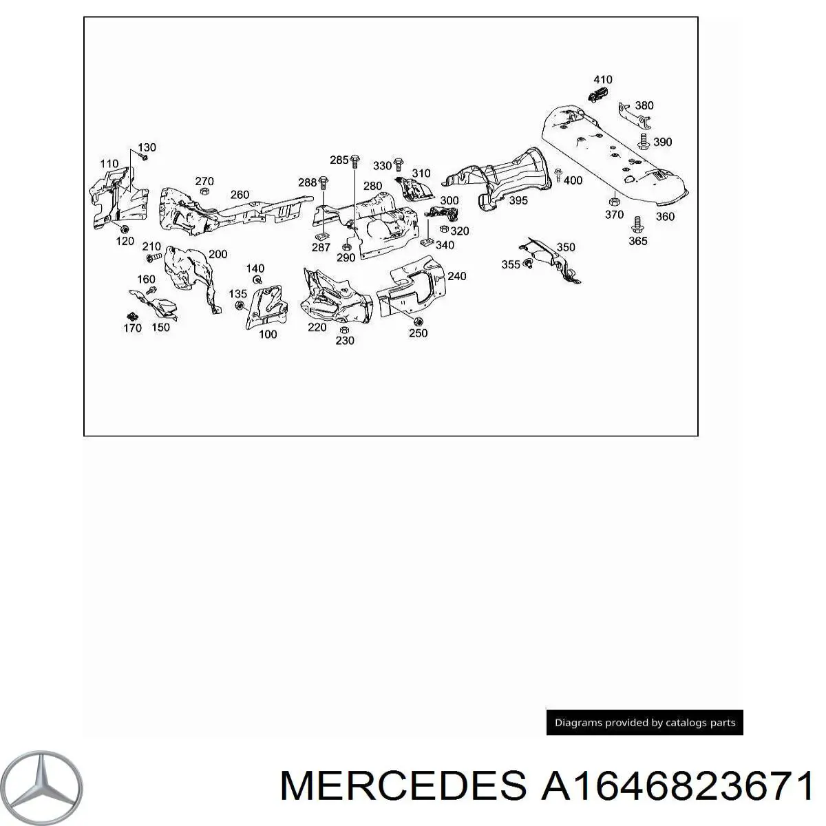 Купить A1646823671 Mercedes 