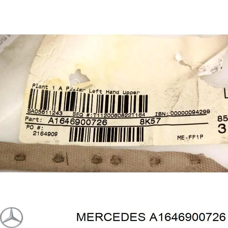 Купить 1646900726 Mercedes Ветровое стекло