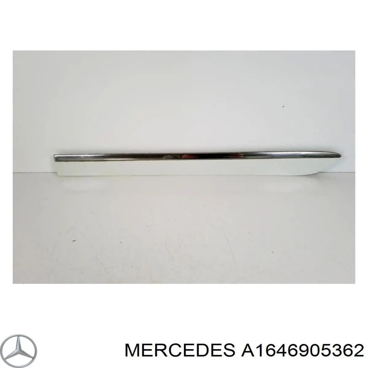 Moldura da porta traseira esquerda para Mercedes ML/GLE (W164)
