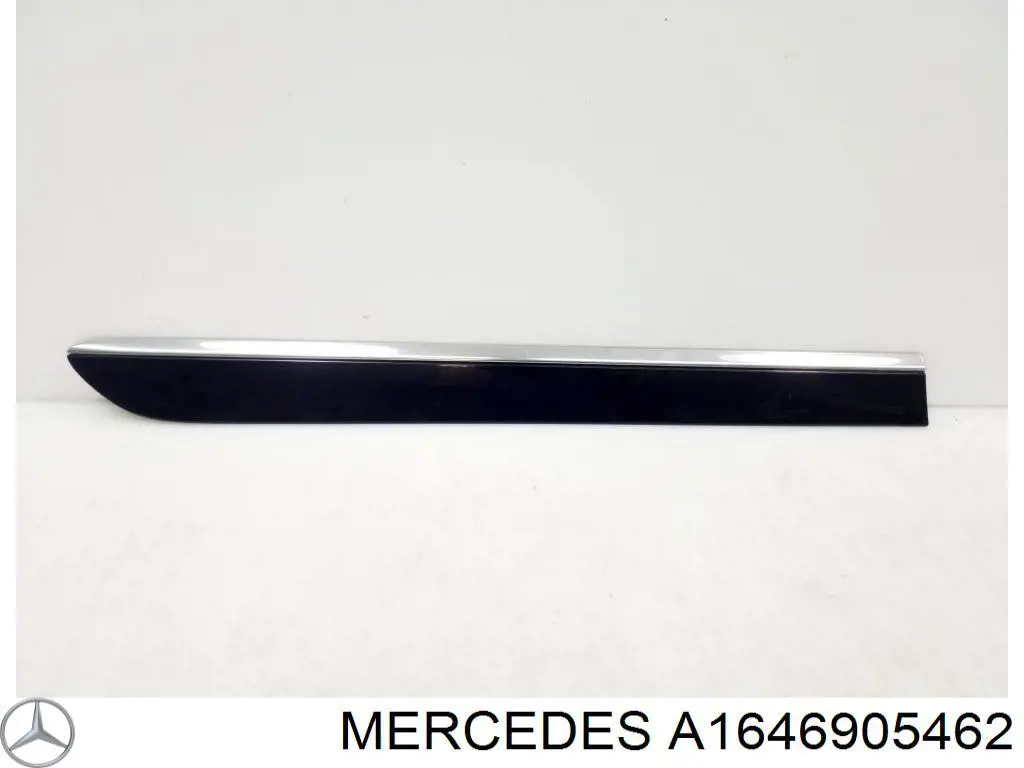 A1646905462 Mercedes moldura da porta traseira direita