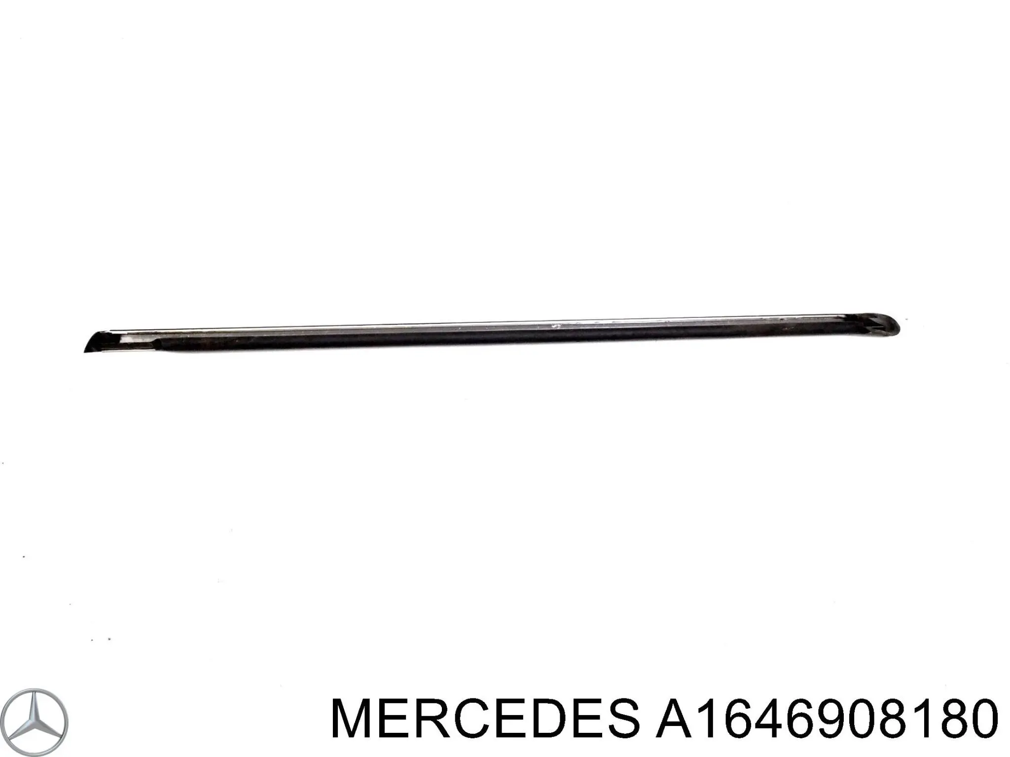 Молдинг стекла заднего левый на Mercedes GL-Class (X164)