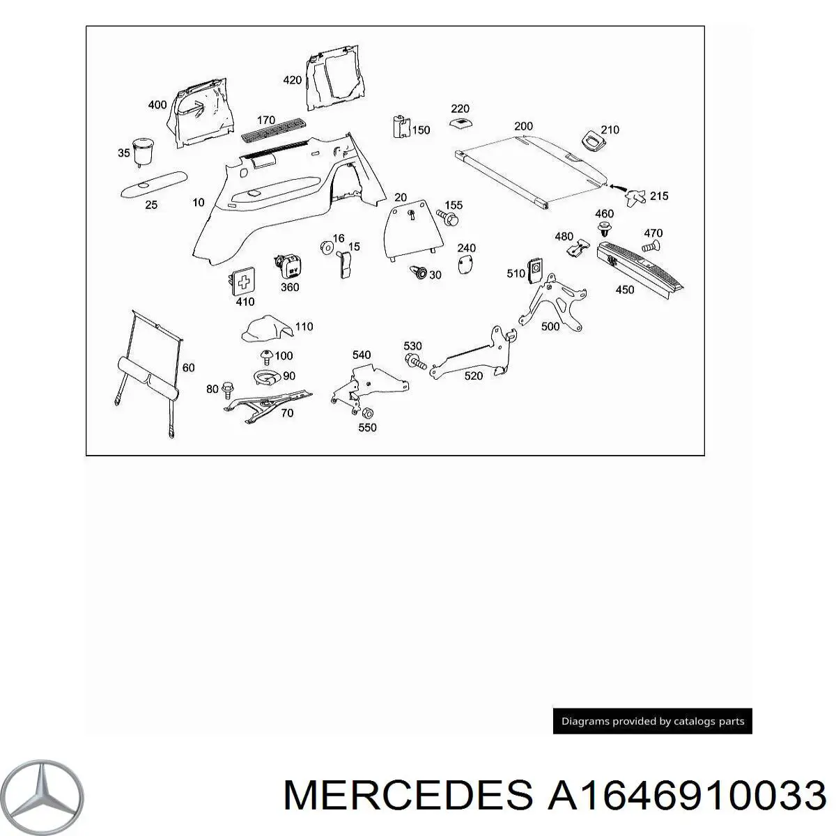  A1646910033 Mercedes