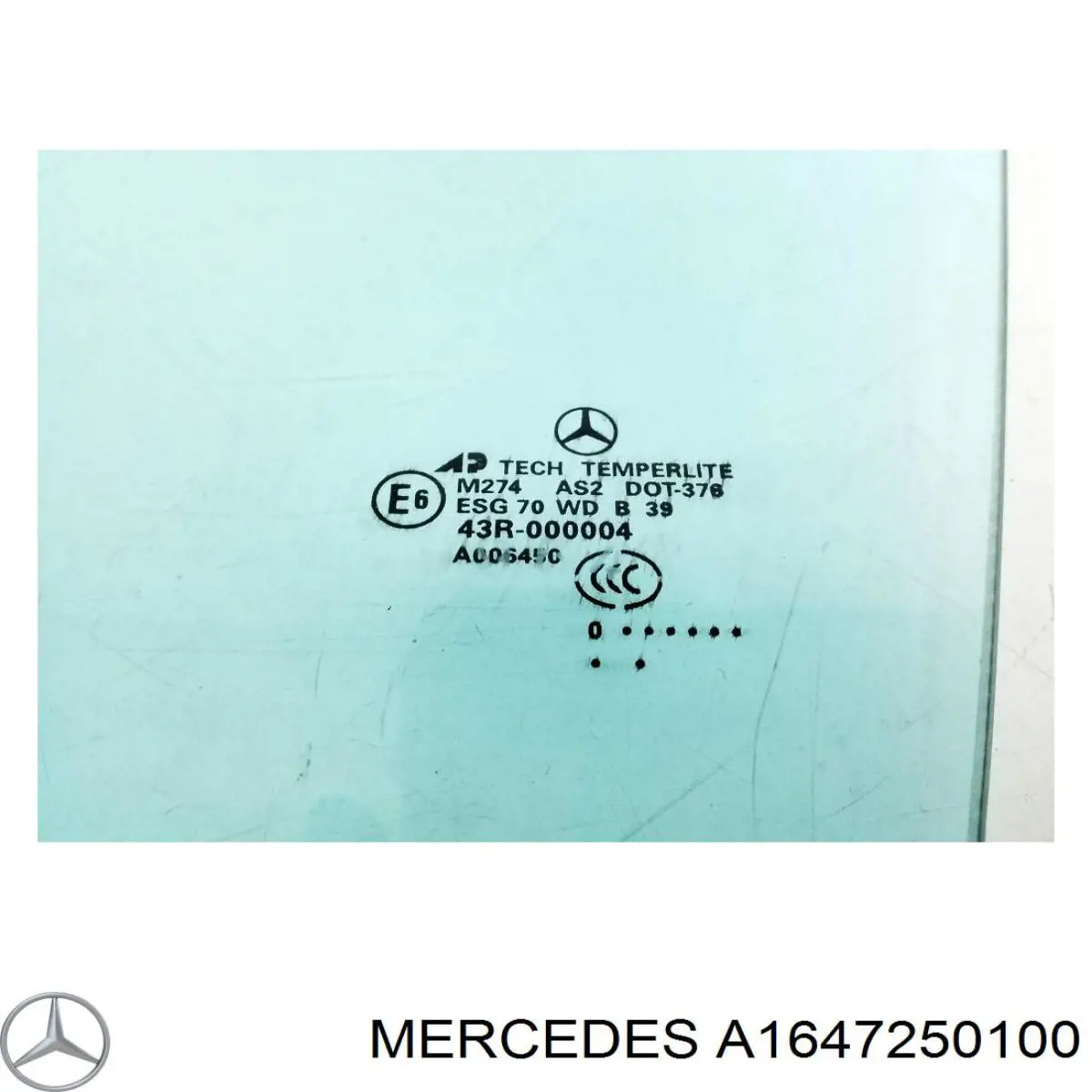 Окно (передней двери) двери Mercedes A1647250100 цена, от 32.10 USD