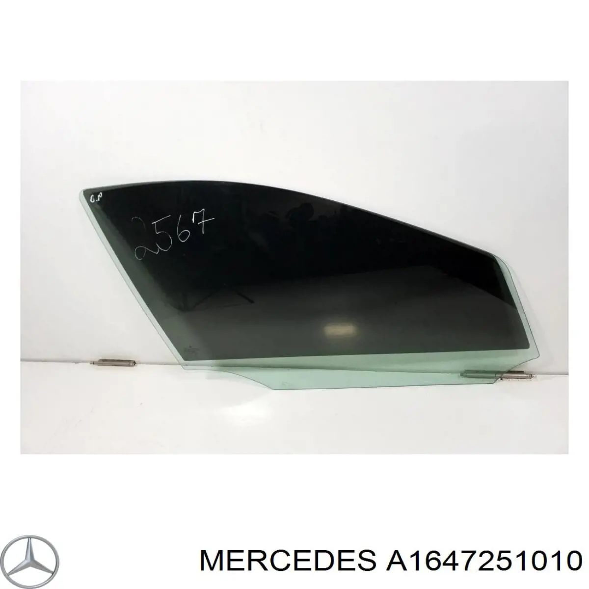 Vidro da porta dianteira direita para Mercedes ML/GLE (W164)