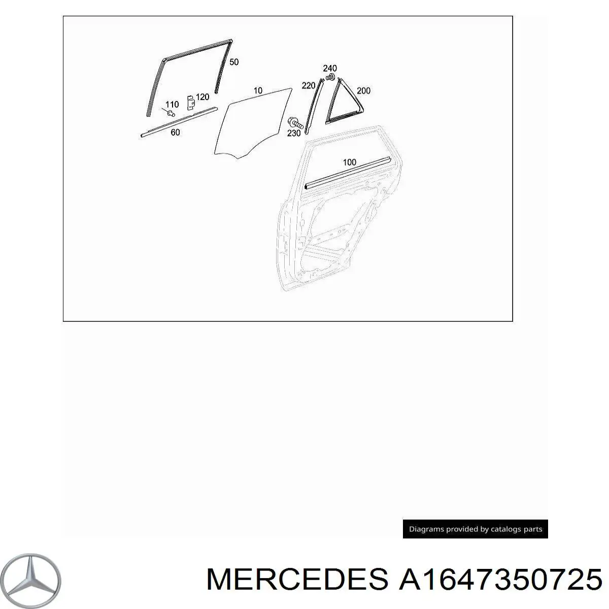 Купить A1647350725 Mercedes 