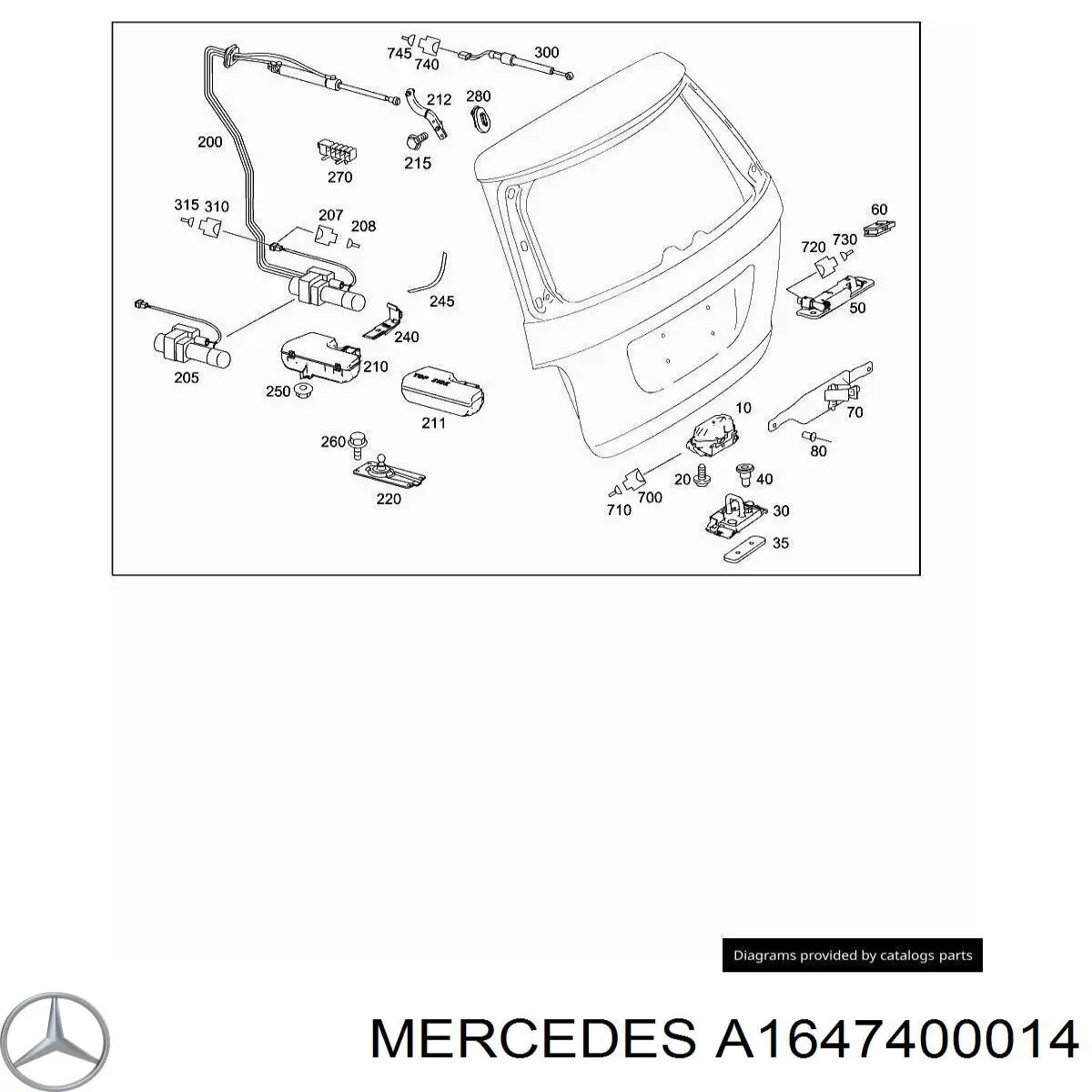  A1647400014 Mercedes