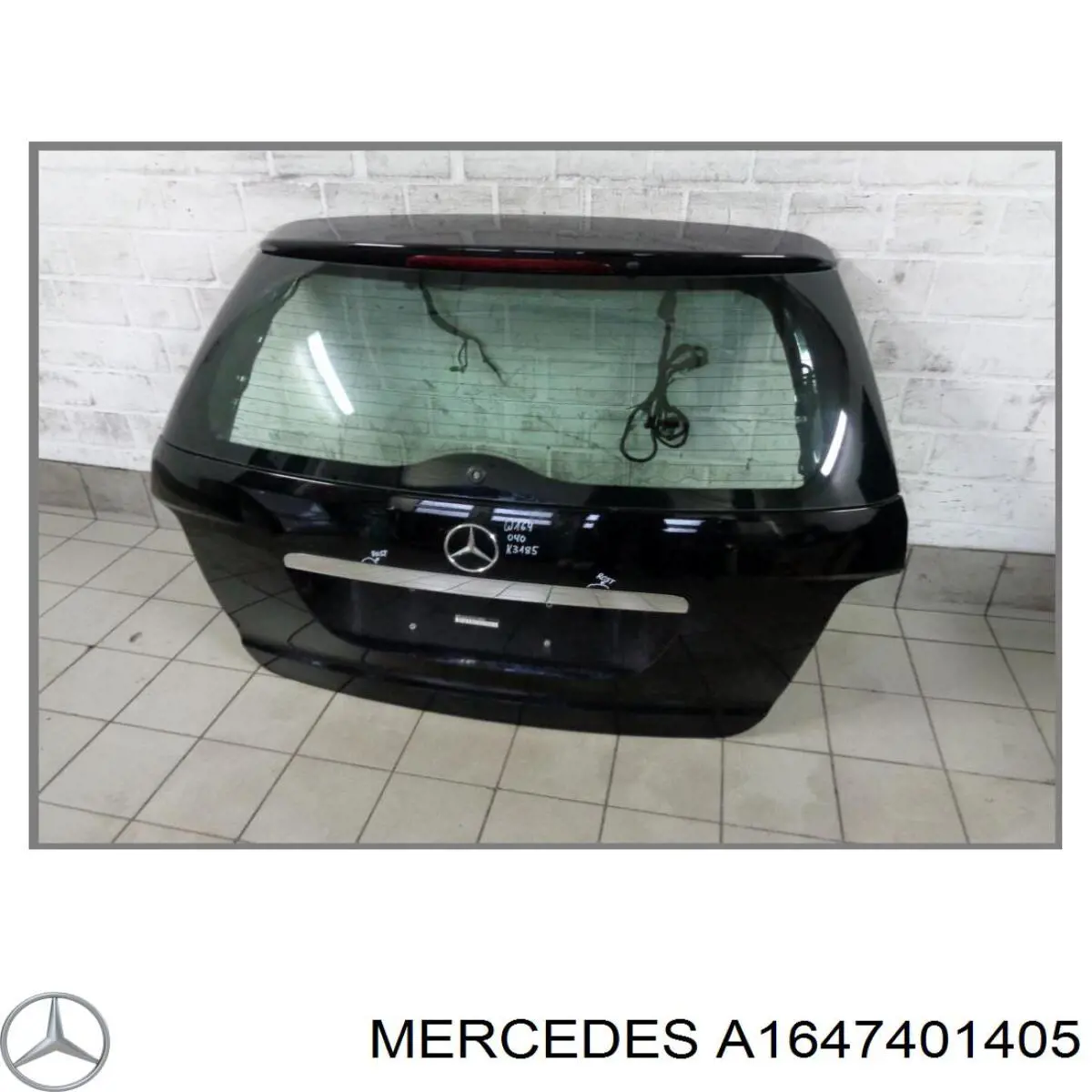 Крышка багажника на Mercedes ML/GLE (W164)