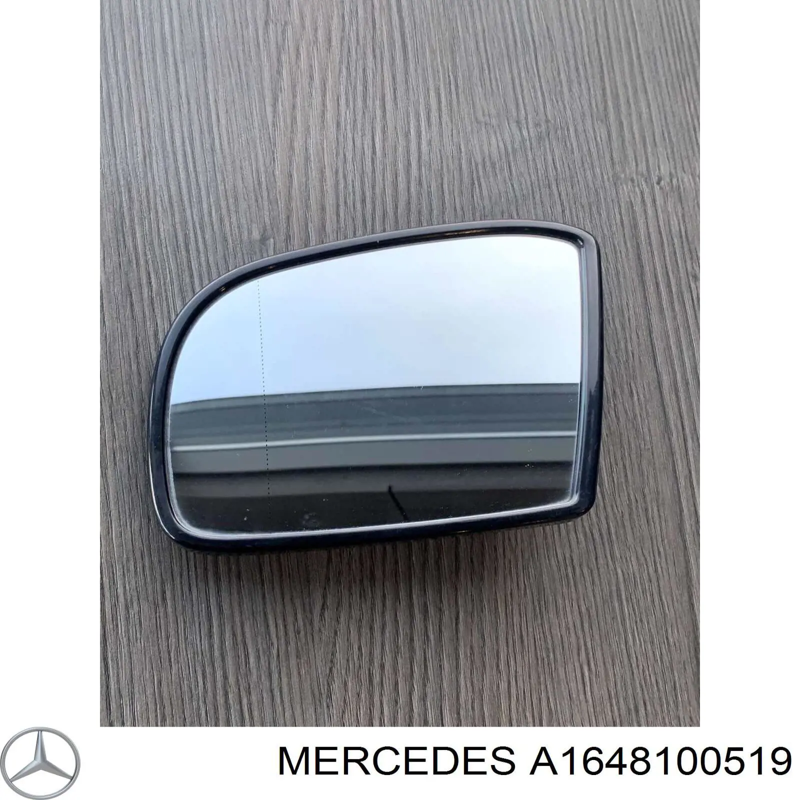 Купить 1648100519 Mercedes Стекло зеркала заднего вида, левого