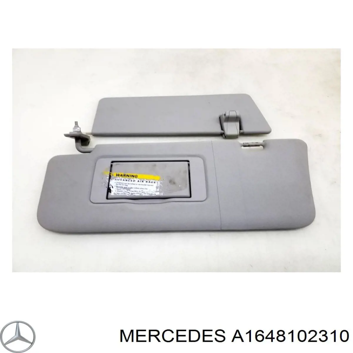 Козырек солнцезащитный на Mercedes ML/GLE (W164)