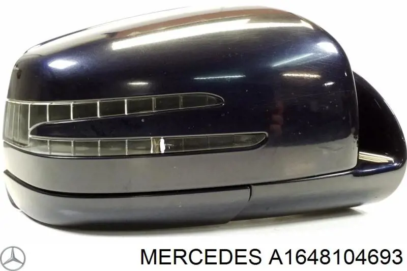 A1648104693 Mercedes espelho de retrovisão direito