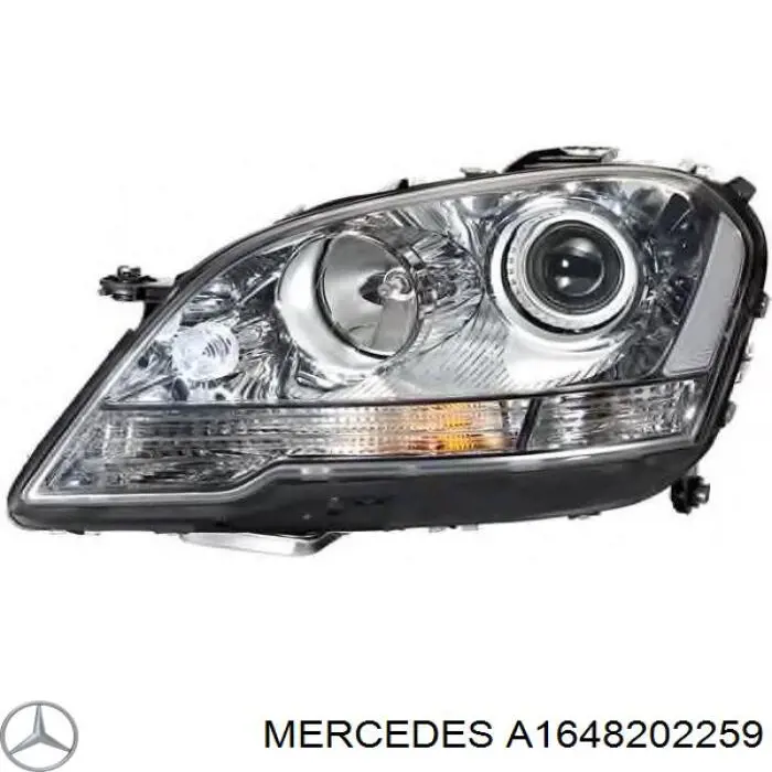 A1648202259 Mercedes luz direita