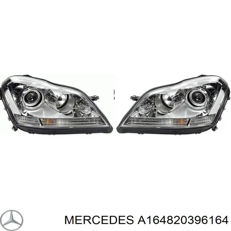 A164820396164 Mercedes фара левая