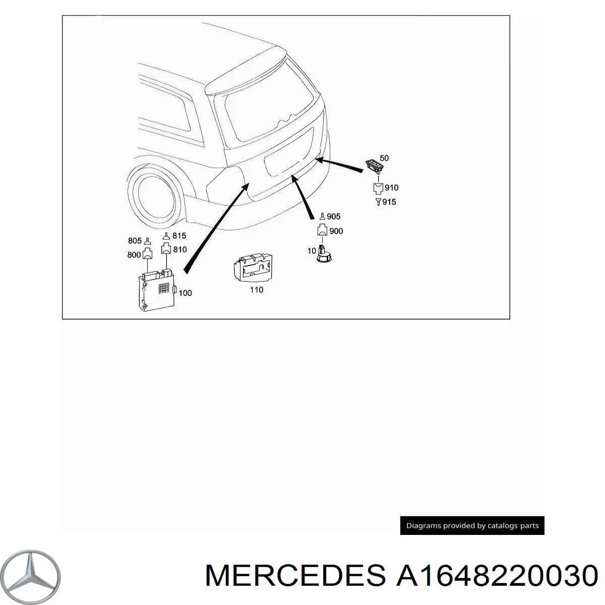 A1648220030 Mercedes 