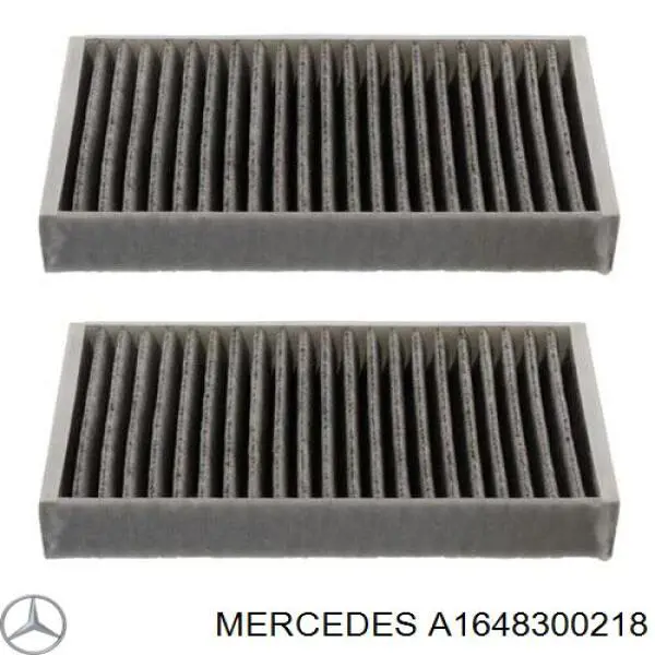 A1648300218 Mercedes filtro de salão