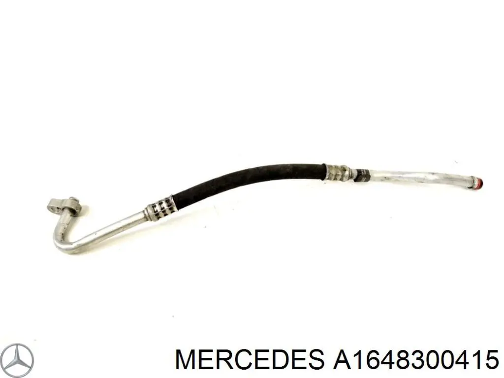 A1648300415 Mercedes шланг кондиционера, от компрессора к радиатору