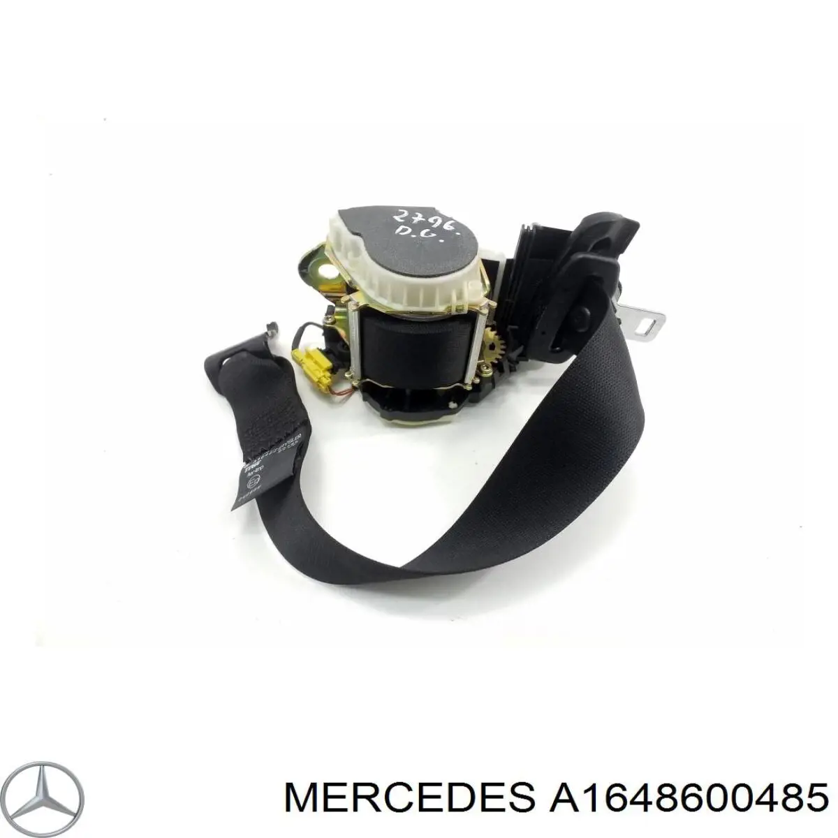 Ремень безопасности задний правый Mercedes A1648600485 цена, от 22.86 USD
