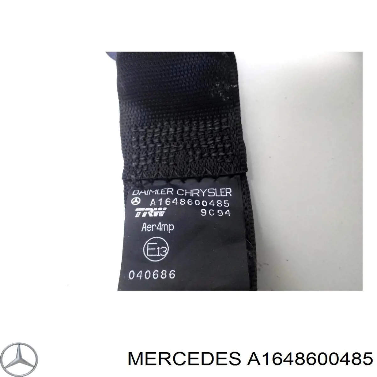 A1648600485 Mercedes Ремень безопасности задний правый