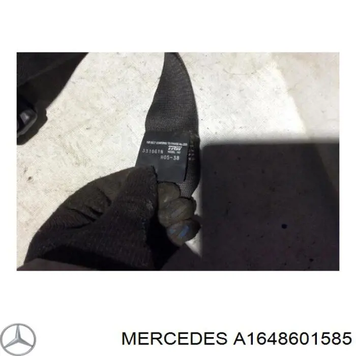 A1648601585 Mercedes Ремень безопасности задний левый