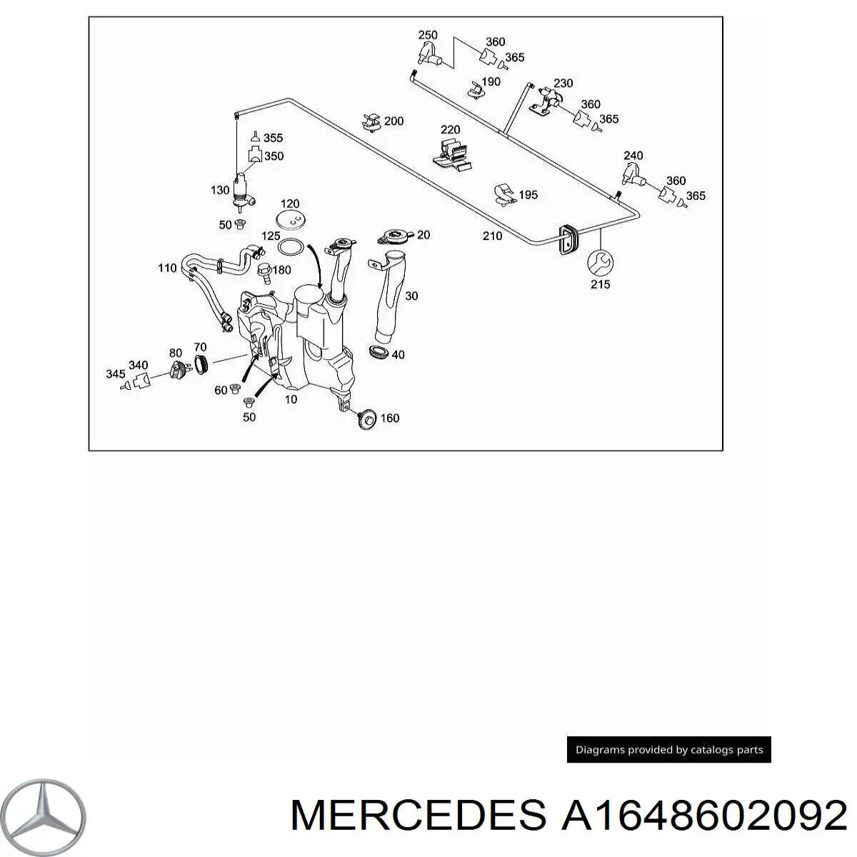  Mercedes A1648602092 цена, от 19.00 USD
