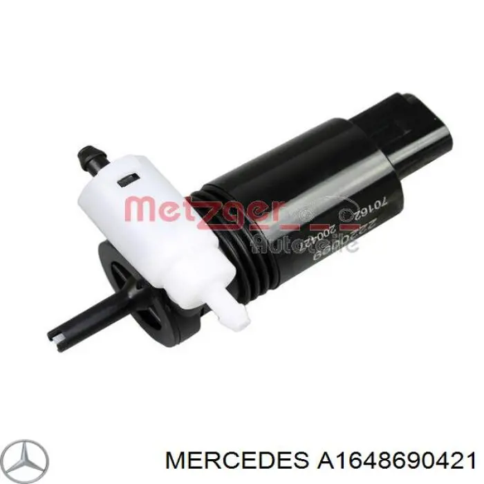 Bomba de motor de fluido para lavador de vidro dianteiro para Mercedes R (W251)