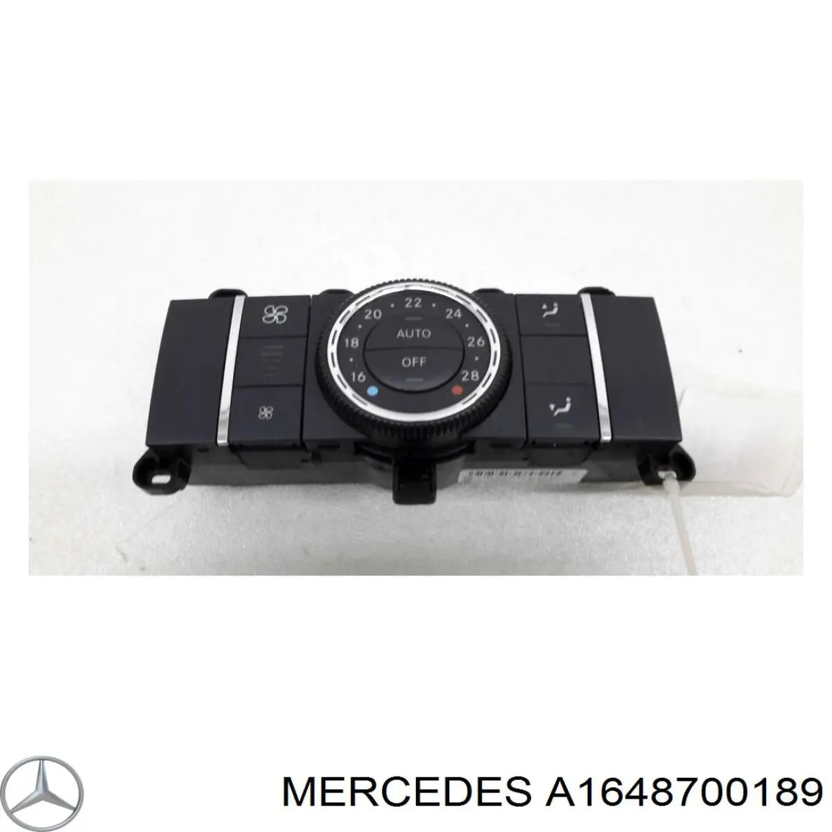 A1648700189 Mercedes unidade de controlo dos modos de aquecimento/condicionamento