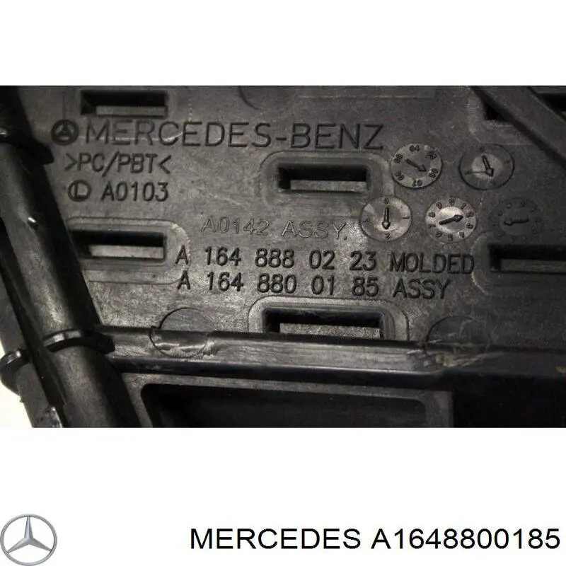 Купить A16488001859776 Mercedes Решетка радиатора