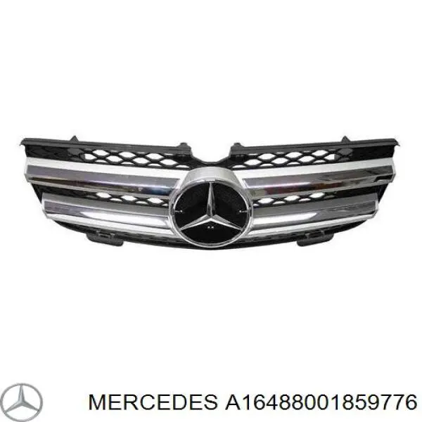 1648800185 Mercedes grelha do radiador