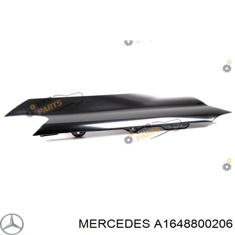 A164880020664 Mercedes крыло переднее правое