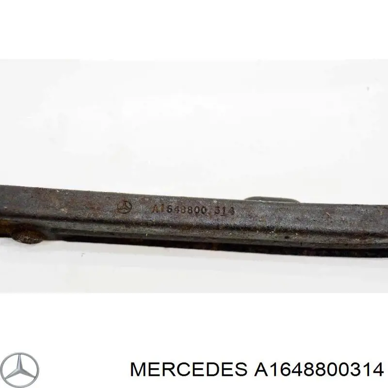Направляющая переднего бампера левая 1648800314 Mercedes