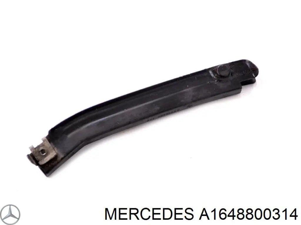 Купить 1648800314 Mercedes Направляющая переднего бампера левая
