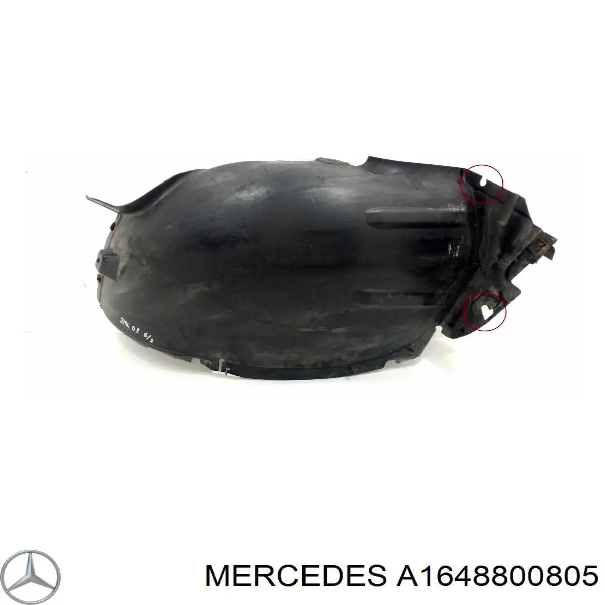 1648800805 Mercedes подкрылок крыла переднего правый передний
