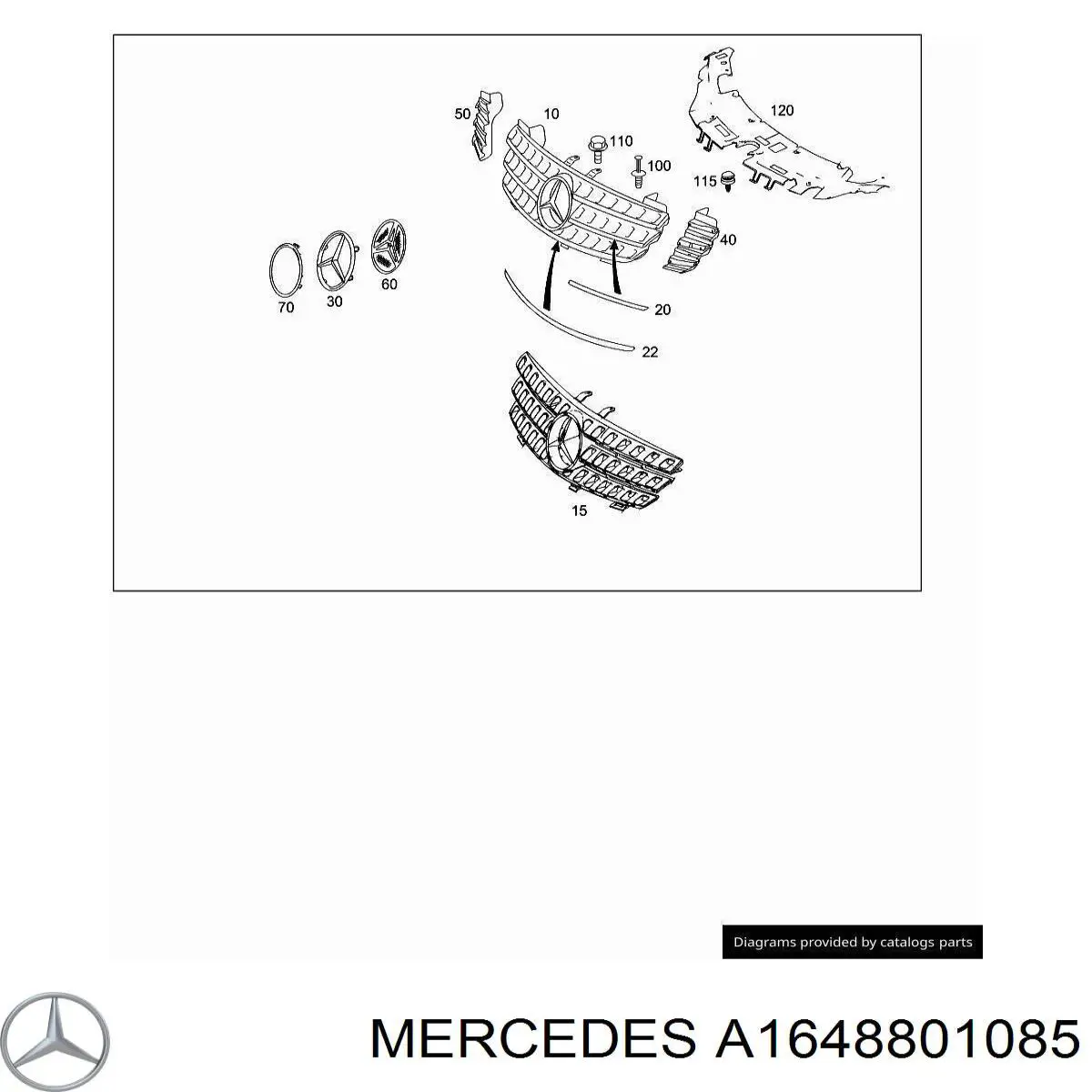  A1648801085 Mercedes