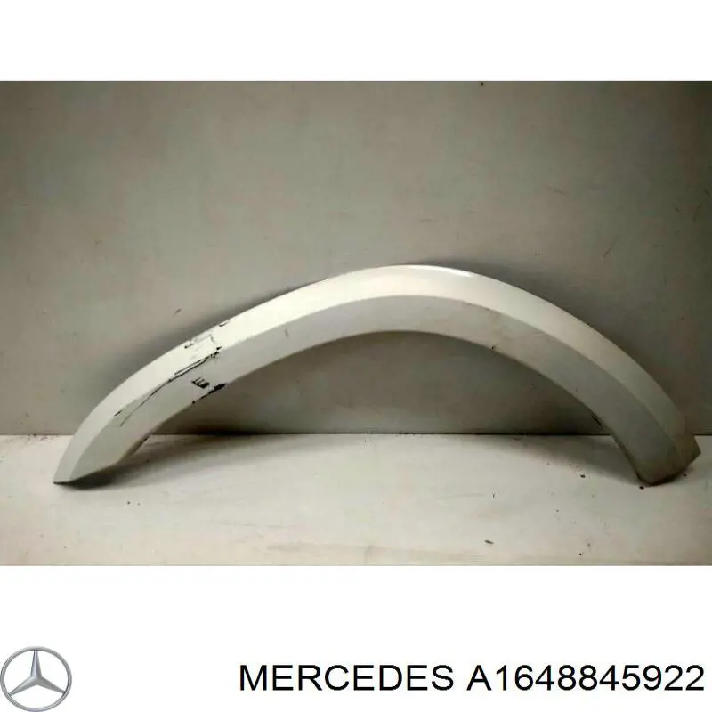 A16488459229999 Mercedes expansor (placa sobreposta de arco do pára-lama dianteiro esquerdo)