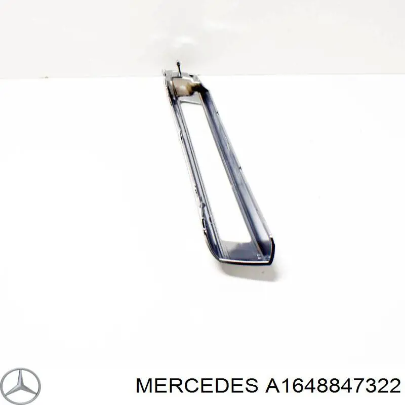 Placa sobreposta esquerda do pára-choque dianteiro para Mercedes GL (X164)