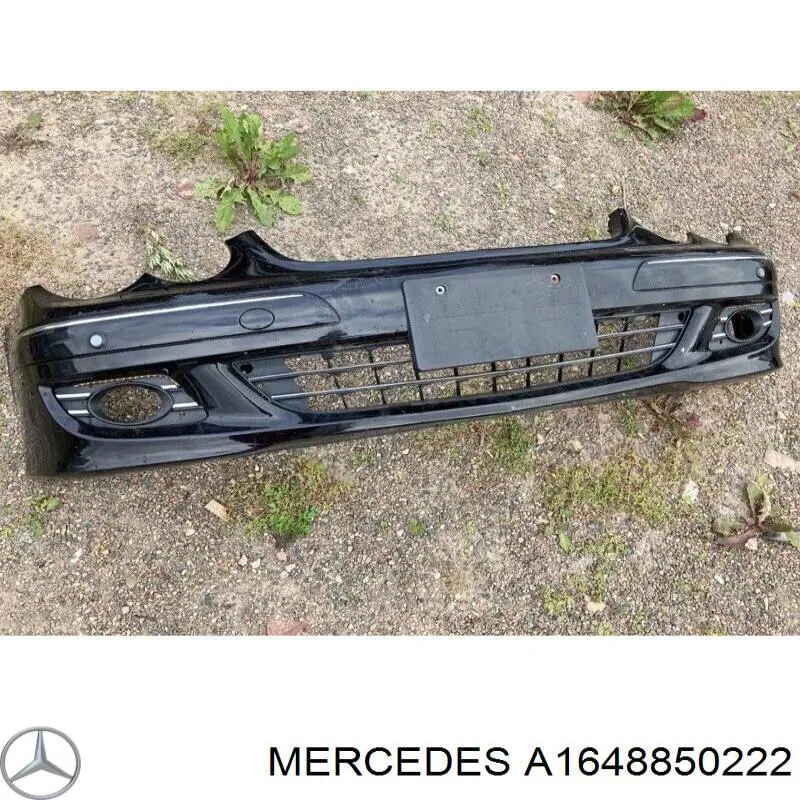 Купить A1648850222 Mercedes Накладка бампера переднего центральная