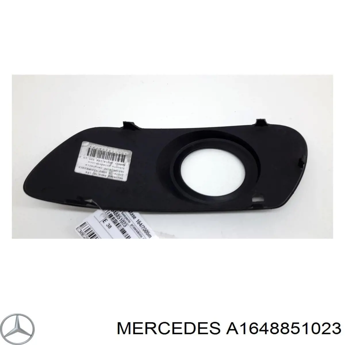 Borda (orla) das luzes de nevoeiro direita para Mercedes ML/GLE (W164)