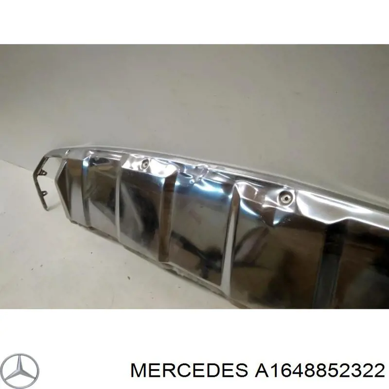 Накладка бампера заднего 1648852322 Mercedes